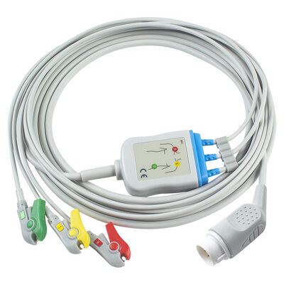 สายเคเบิลและสายนำไฟฟ้า ECG EKG Mennen 900 1110 Horizon 2000 5200 Horizon 9000XL MR1200 1270 1280 1300 1380 1100 2100 2200 10 พิน