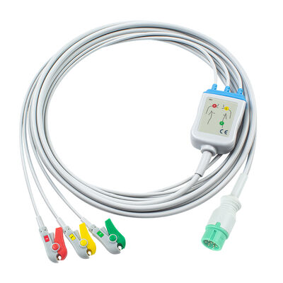 Yonker IE12 E12 E12S 9Pin Multi-Parameter Monitor ECG Cable 6Pin สายไฟ ECG และสายนํา
