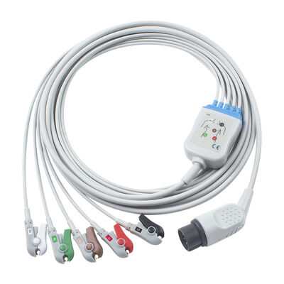 NihonKohden OEC-6102A สายเคเบิล ECG 8Pin และสายไฟ