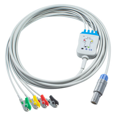 Petas 165R, 260R, 300, K-250, KMA160R 6Pin ECG สายเคเบิลและสายไฟ