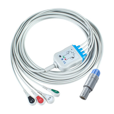 Petas 165R, 260R, 300, K-250, KMA160R 6Pin ECG สายเคเบิลและสายไฟ