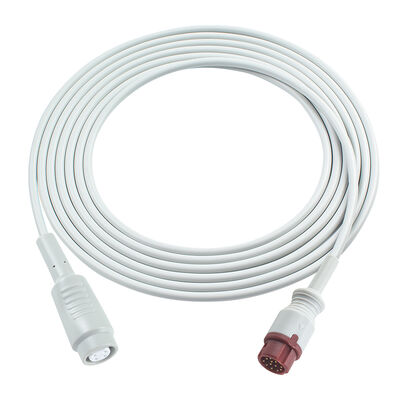Bistos IBP Adapter Cable 12Pin ไปยัง Edward Argon BD Abbott BB PVB Utah Medex Mindray Connector สําหรับ BT-710 BT-720 BT-740 BT-770 BT-780