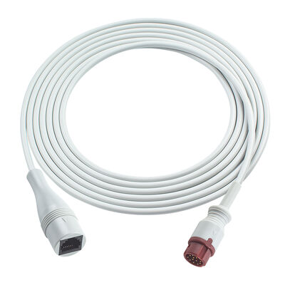 Bistos IBP Adapter Cable 12Pin ไปยัง Edward Argon BD Abbott BB PVB Utah Medex Mindray Connector สําหรับ BT-710 BT-720 BT-740 BT-770 BT-780