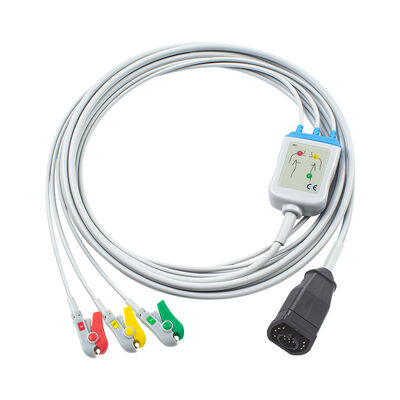 Zoll 15Pin สายเคเบิล ECG หนึ่งชิ้นและสายไฟ