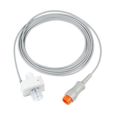 มิดเรย์ Datascope ที่เข้ากันได้ 6800-30-50760 ETCO2 เซนเซอร์เคเบิล Capnography DPM6 SynoVent E3 E5 iMEC ซีรีส์