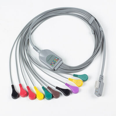 JincoMed 10 Lead MIC-12H-3 MIC-12H-3S MIC-12H-3L MIC-12H-3G ECG EKG โฮลเตอร์เคเบิล โฮลเตอร์ 11Pin ECG