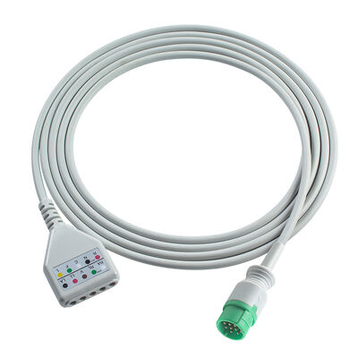 สายเคเบิล ECG Trunk แบบ Fukuda Denshi DS8 Series Din
