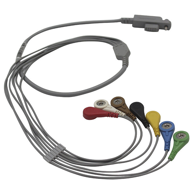 JincoMed Old Type Holter ECG Cable and Leadwires 10 lead IEC Snap
