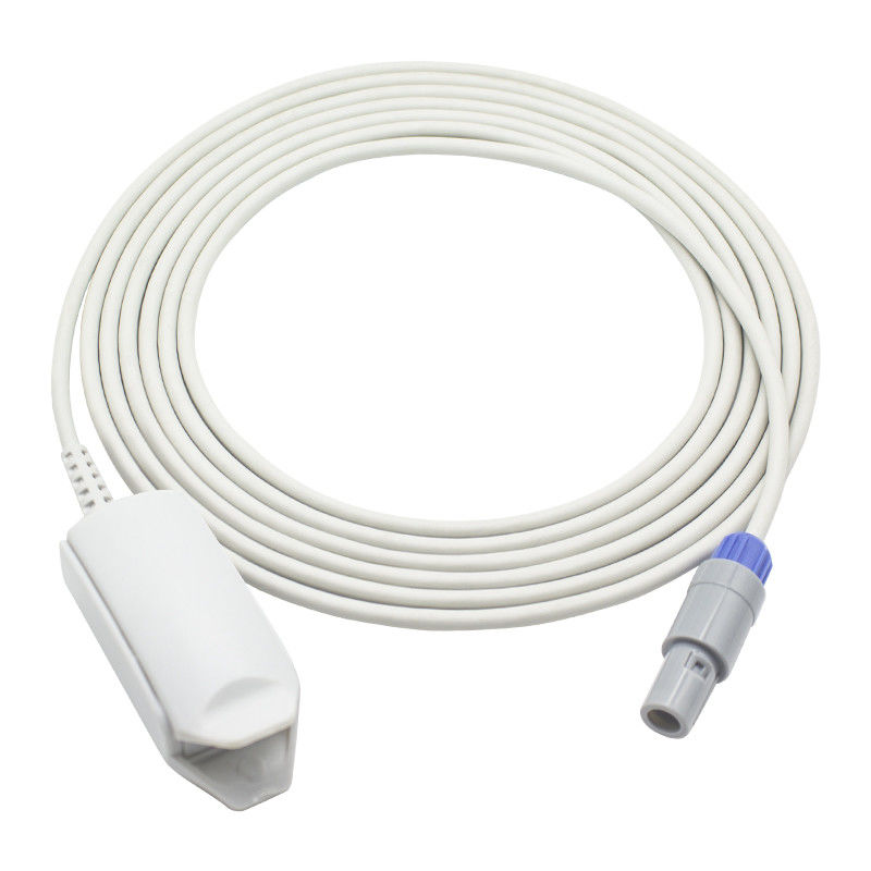 เซ็นเซอร์ SpO2 แบบนำกลับมาใช้ใหม่ได้ 3.00 ม. 3F IRIS300 Phoene PM8300 คลิปนิ้วสำหรับผู้ใหญ่ 6 ขา
