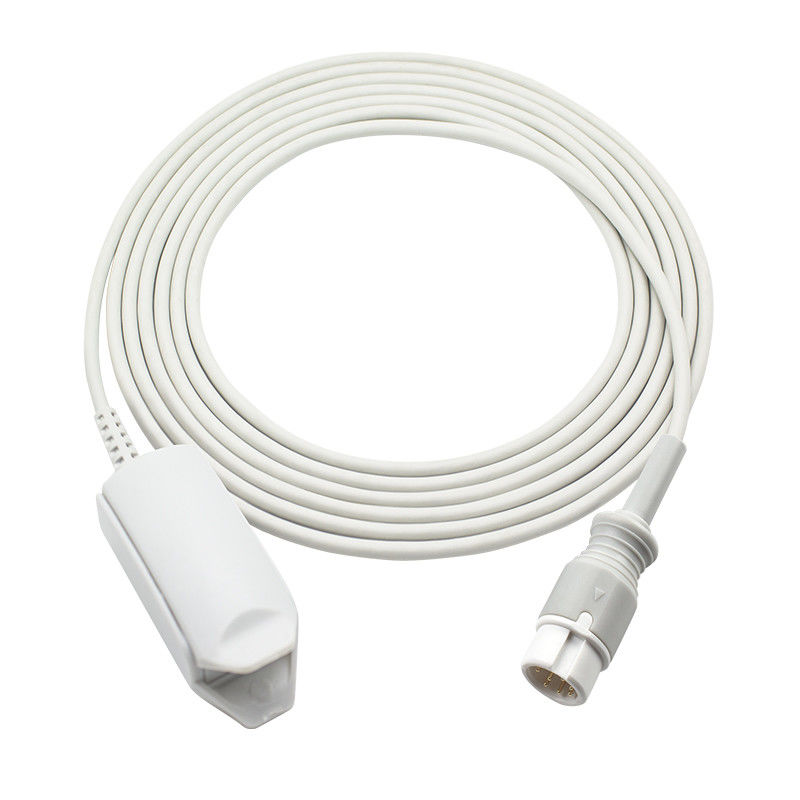 Mindray Accutorr 3 DPM6 0010-30-42738 115-023135-00 เซ็นเซอร์ SpO2 สำหรับ M-asi-mo tech 7 Pin คลิปนิ้วสำหรับผู้ใหญ่ SpO2 Probe