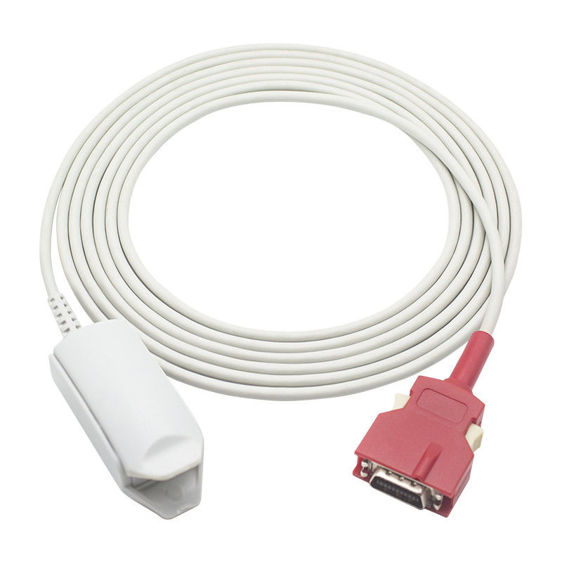 Biolight เซ็นเซอร์ SpO2 แบบใช้ซ้ำได้ A Series for M-asi-mo Red Tech โพรบคลิป SpO2 สำหรับผู้ใหญ่