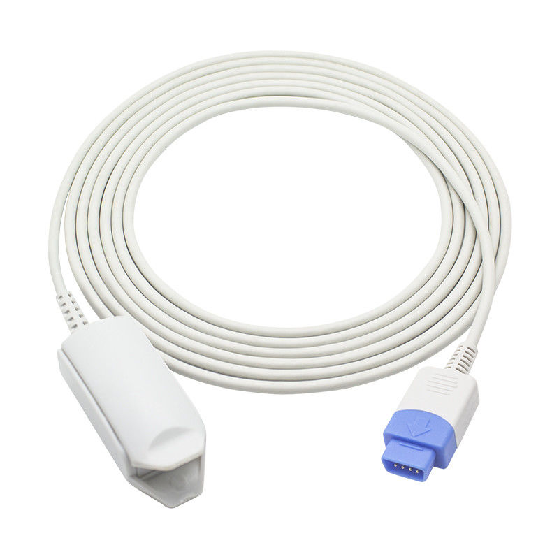 GE Datex Ohmeda OxyTip TruSignal Tech TS-F-D เซ็นเซอร์ SpO2 9Pin คลิปนิ้วสำหรับผู้ใหญ่ SpO2 Probe I4 พร้อมโมดูล E-Series