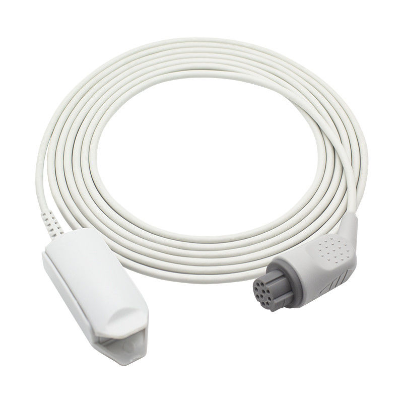 GE OXY-F4-N TS-F4-N เซ็นเซอร์ SpO2 แบบใช้ซ้ำได้ AS / 3 CS / 5 Oscar 10Pin ผู้ใหญ่ Spo2 Finger Probe