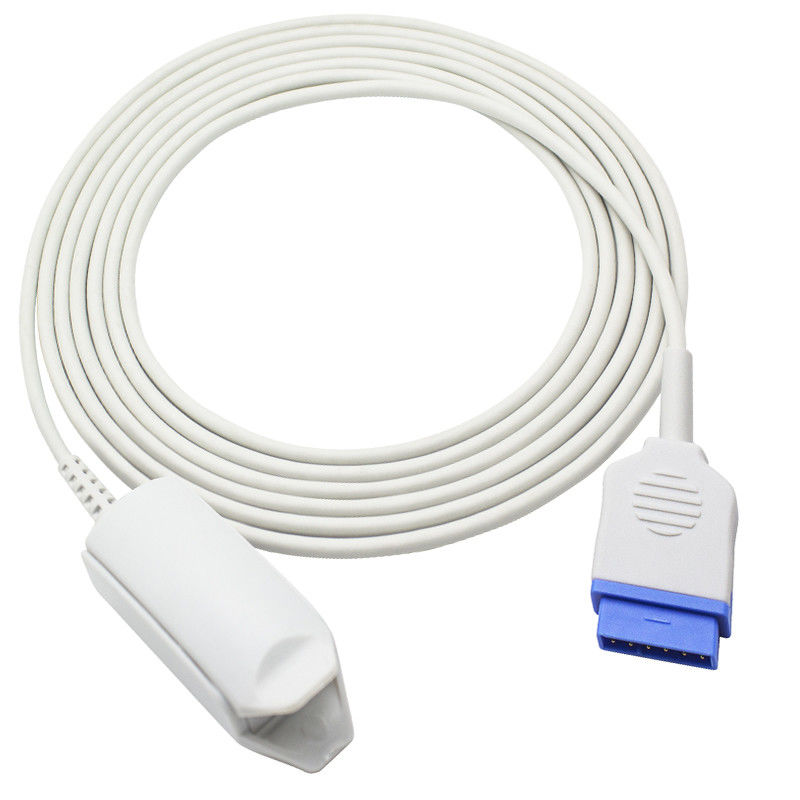 GE Healthcare Marquette Spo2 เซ็นเซอร์ 2006644-001 2021406-001 Dash 2500 B20 11Pin คลิปนิ้วสำหรับผู้ใหญ่ SpO2 Probe