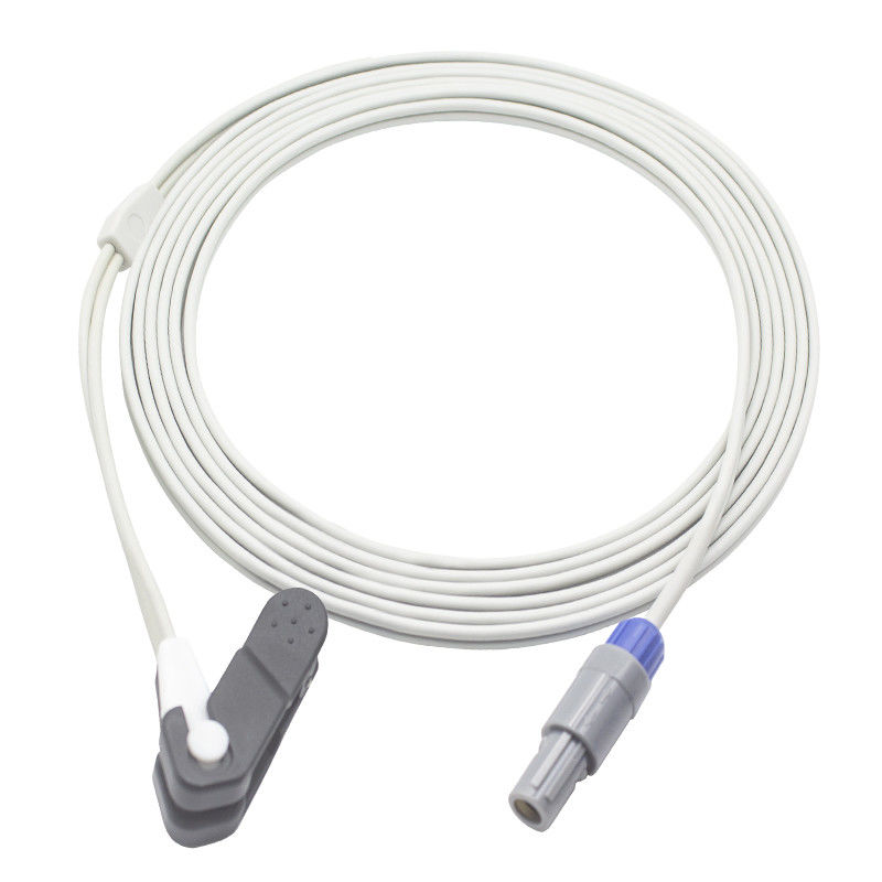 Biocare BM-9000 Spo2 เซ็นเซอร์ 6 ขา 40 องศาคลิปหู Veternar คลิป SpO2 Probe
