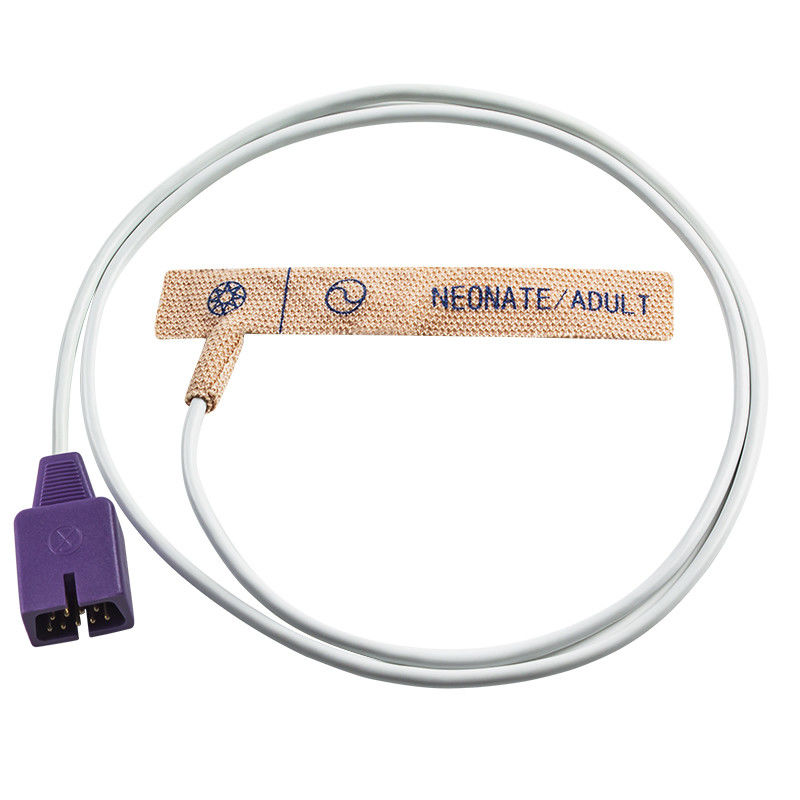 N-ellcor Oxi-max DB9 9pin MAX-N เซ็นเซอร์ SpO2 แบบใช้แล้วทิ้ง PM10N NPB-3910 ผ้ายืดผิวหนังแบบใช้แล้วทิ้ง SpO2 Probe