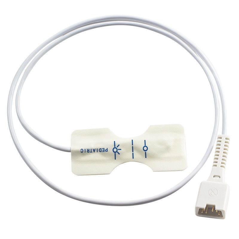 Novametrix 513 710 6pin เซ็นเซอร์ SpO2 แบบใช้แล้วทิ้ง 715 MARS โฟมสีขาวสำหรับเด็ก หัววัด SpO2 แบบใช้แล้วทิ้ง