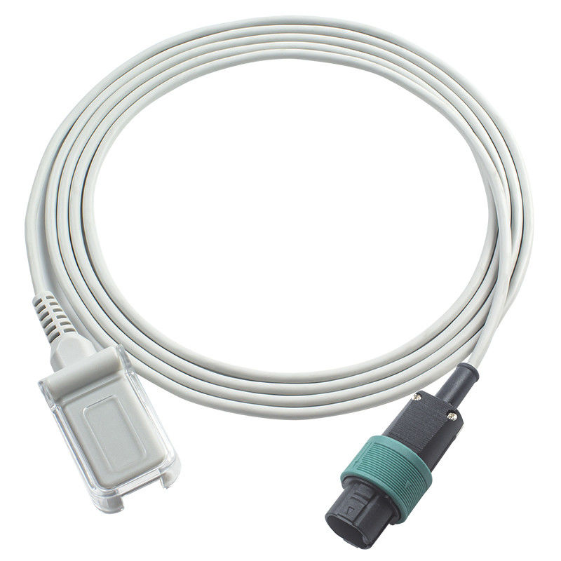 Saadat Pediatric Spo2 Probe 7Pin To DB9 SpO2 Adapter Extension Cable 2.4M TPU