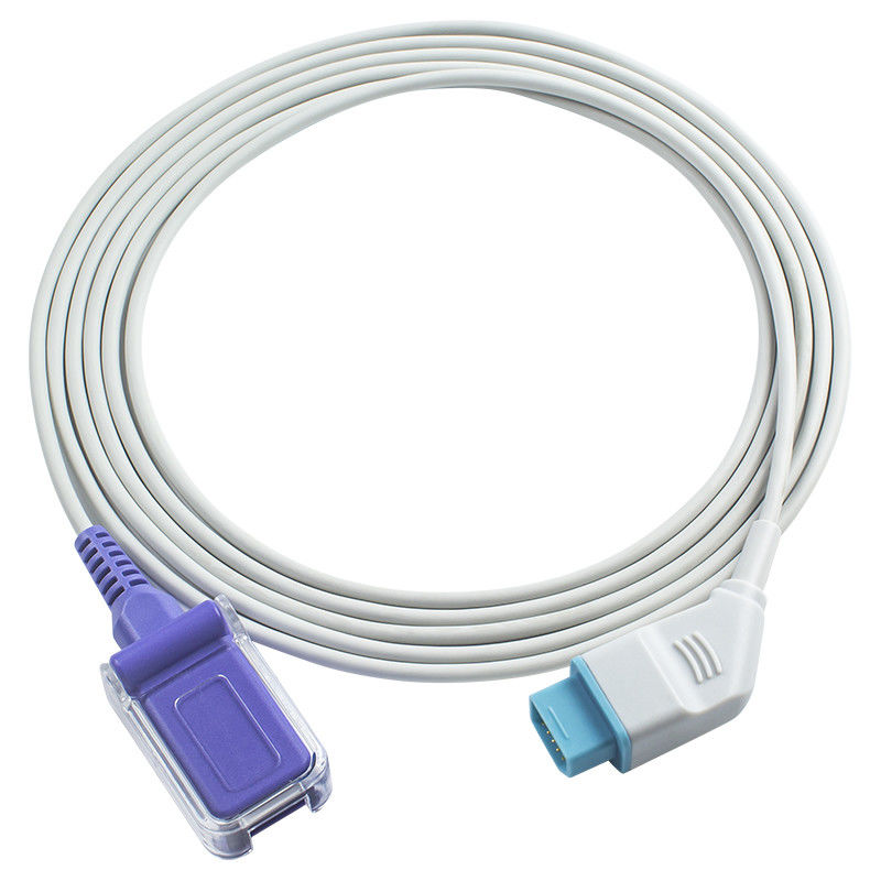 Nihon Kohden JL-650P N-ellcor Oxi-max SpO2 สายเคเบิลเซนเซอร์ 14Pin SpO2 สายเคเบิลต่อขยายอะแดปเตอร์