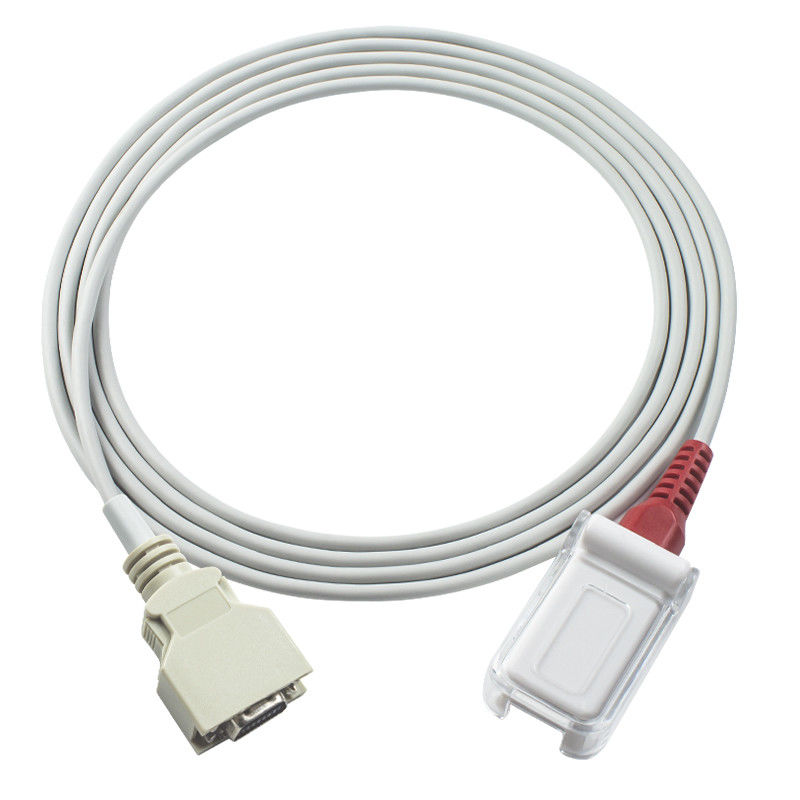 สำหรับ M-asi-mo สีแดง tech 2013 1814 2017 14pin SpO2 Sensor ผู้ป่วยสาย SpO2 อะแดปเตอร์สาย
