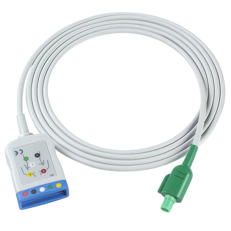 Datascope/Maquet/Getinge 12 ปิน ECG กระดานกระดานไปยัง ECG 5 สายนํา IEC AHA Single Pin ECG สายนํา