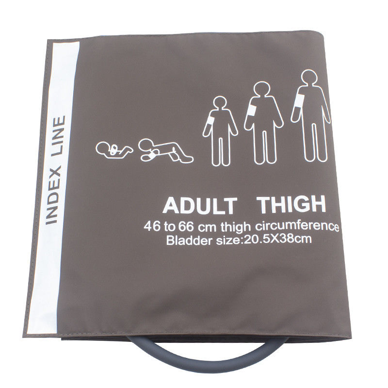 หลอดต้นขาสำหรับผู้ใหญ่แบบใช้ซ้ำได้ไม่รุกราน BP Cuff TPU 44-66CM Cuff Blood Pressure Cuff
