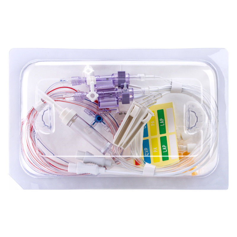 Mindray IBP Transducer Dual Double Type เครื่องวัดความดันโลหิตแบบใช้แล้วทิ้งสำหรับสายเคเบิลอะแดปเตอร์ IBP