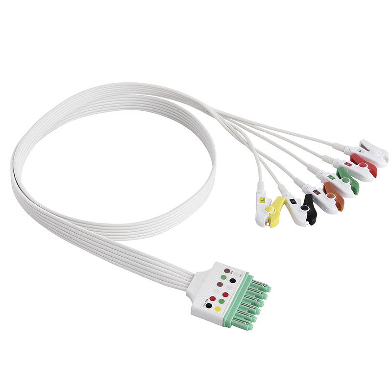Draeger MP03424 ชุดสายไฟ ECG แบบใช้แล้วทิ้ง 5 คลิปหนีบตะกั่ว IEC Infinity M300 M540