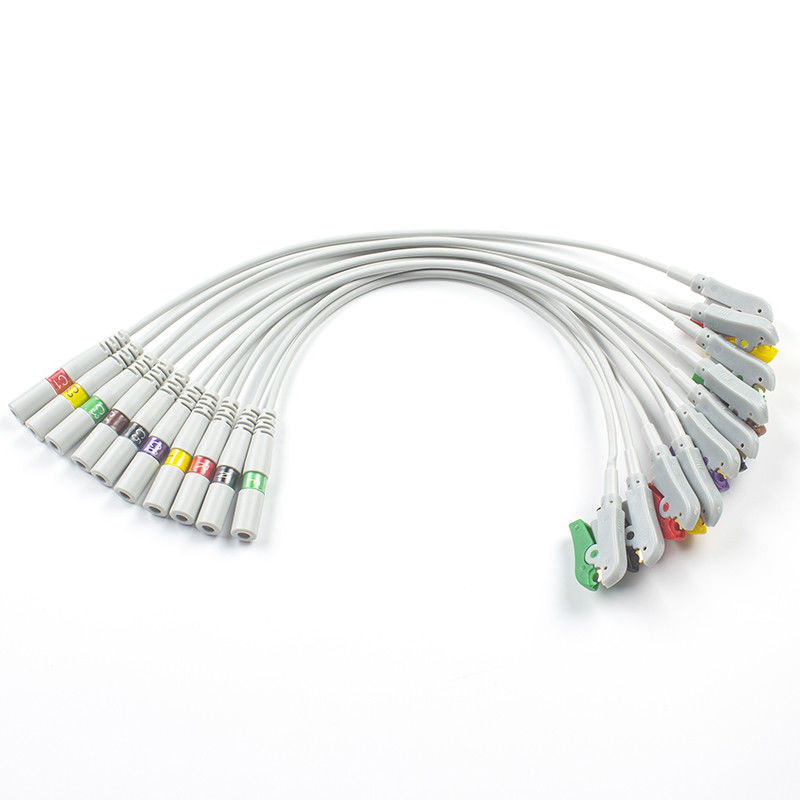 นวดกล้วยเพื่อคลิป อดแทปเตอร์ ECG อดแทปเตอร์หางหมู 3.00MM IEC เครื่องเชื่อมอิเล็กตรอน ECG