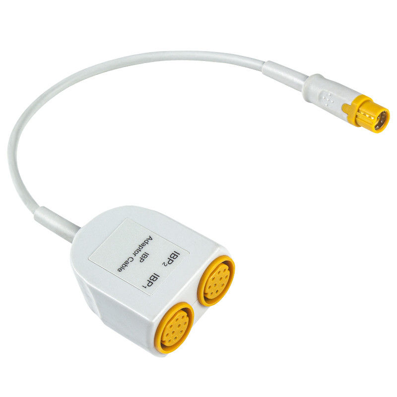 Siemens Drager 5588095 สายเคเบิลอะแดปเตอร์ IBP แบบคู่ที่เข้ากันได้ 10 พินถึง 7 พินสายเคเบิลตัวแปลงส่วนขยาย IBP