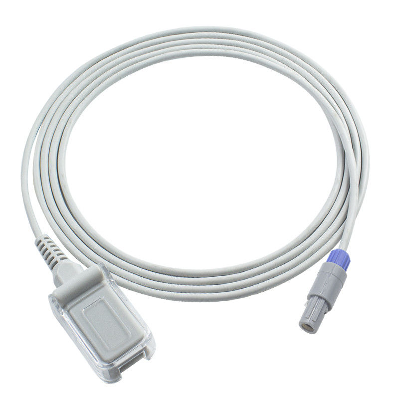 สายเคเบิลเซนเซอร์ Edan SpO2 N-ellcor Non Oxi-max 5 พินไปยังสายเคเบิลต่อขยาย DB9 SpO2 2.4 ม.