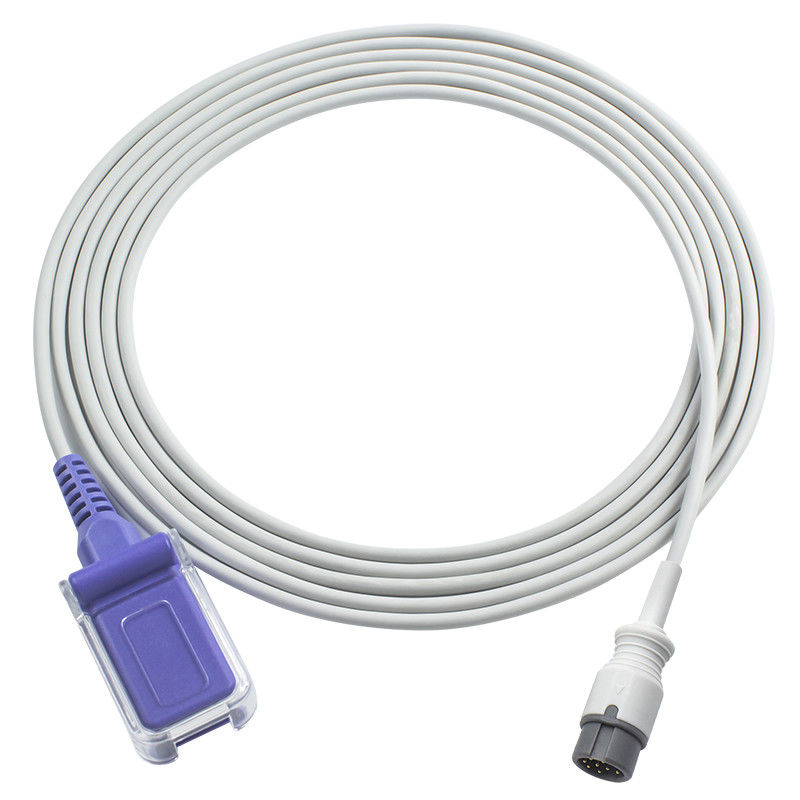 Mindray SpO2 แซนเซอร์เคเบิ้ล Ne-llcor O-ximax แอดป์เตอร์เคเบิ้ล 8pin 2.4M