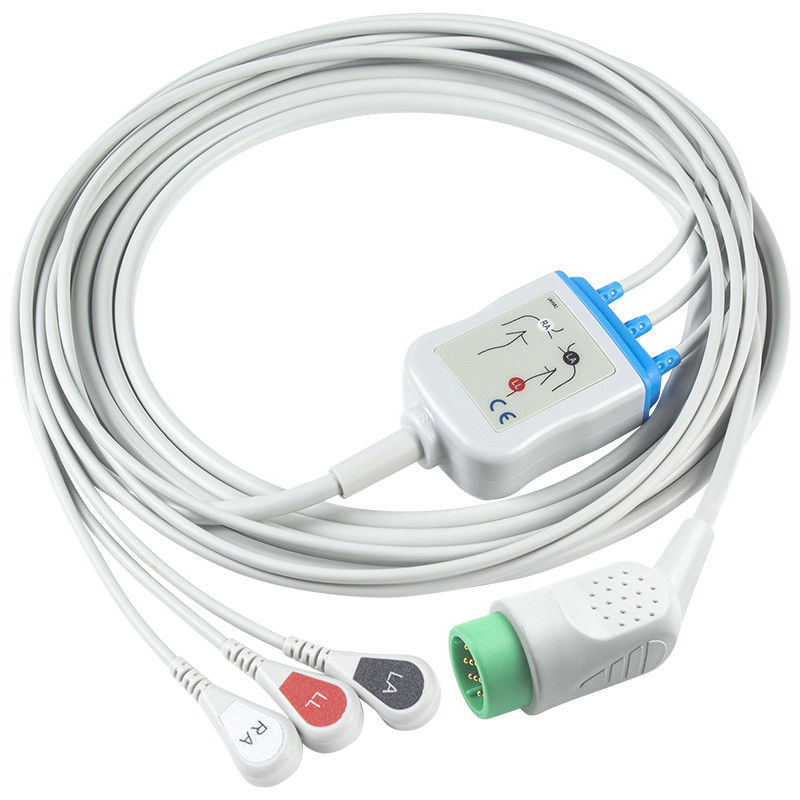 สําหรับ Stryker > Med-tronics > ไคเบลและสายไฟ ECG ที่เข้ากันกับการควบคุมทางกายภาพ - 11110-000029