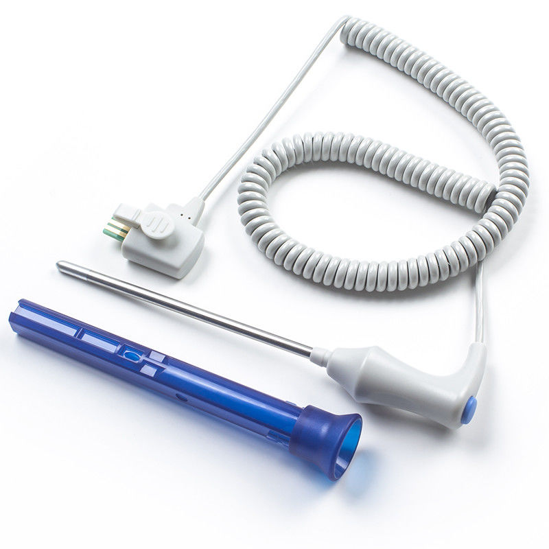 เครื่องตรวจอุณหภูมิอิเล็กทรอนิกส์ สายเคเบิลสีฟ้า สาย 4 นิ้ว 02893-000 Suretemp Plus 690/692