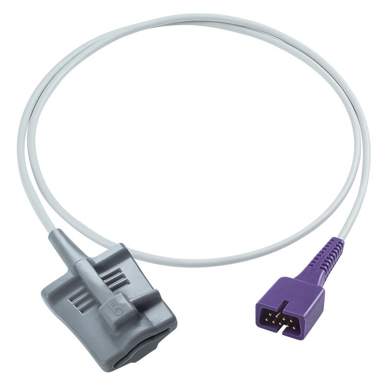 รองรับ C-ovidien N-ellcor สั้น SpO2 เซนเซอร์ ผู้ใหญ่ Soft Tip 1M