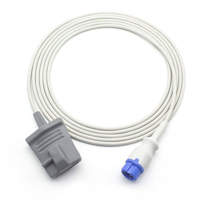 7 ปิน ผู้ใหญ่ SpO2 เซนเซอร์ 3.0M Soft Tip รองรับสําหรับ Mindray Datascope
