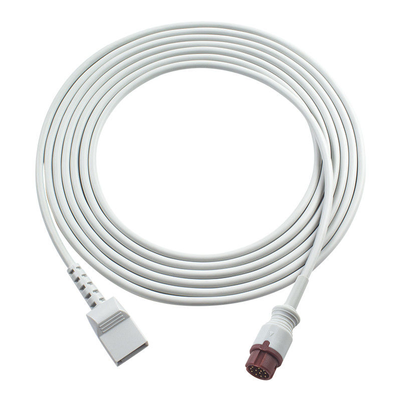 Mindray Datascope รองรับ IBP แอดป์เตอร์ เคเบิล 12 ปินไปยัง Utah Connector BeneView T1 T7 iMEC 10 15