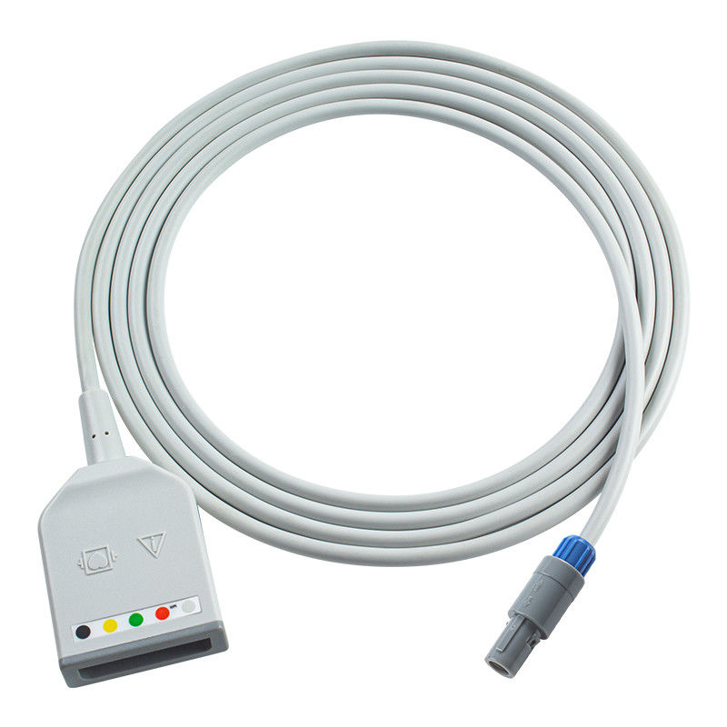 Biosys Lemo 6Pin 5Lead คาเบิ้ลปรับกระเป๋า ECG BPM-103 Tepas Kma800 คาเบิ้ลขยาย ECG Euro Style
