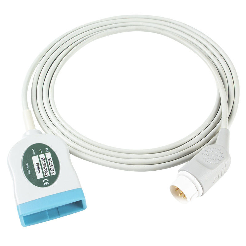 P-Hilips 8pin ECG กระเป๋าตัวปรับสาย ECG สาย M1600A 989803104011 สายขยาย ECG