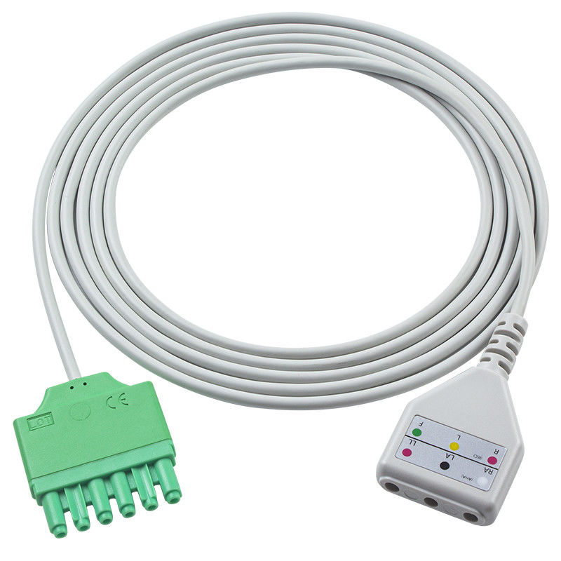 Siemens Drager Infinity M540 ECG กระเป๋าตัวปรับเคเบิล Draeger ECG Cable สไตล์ Din
