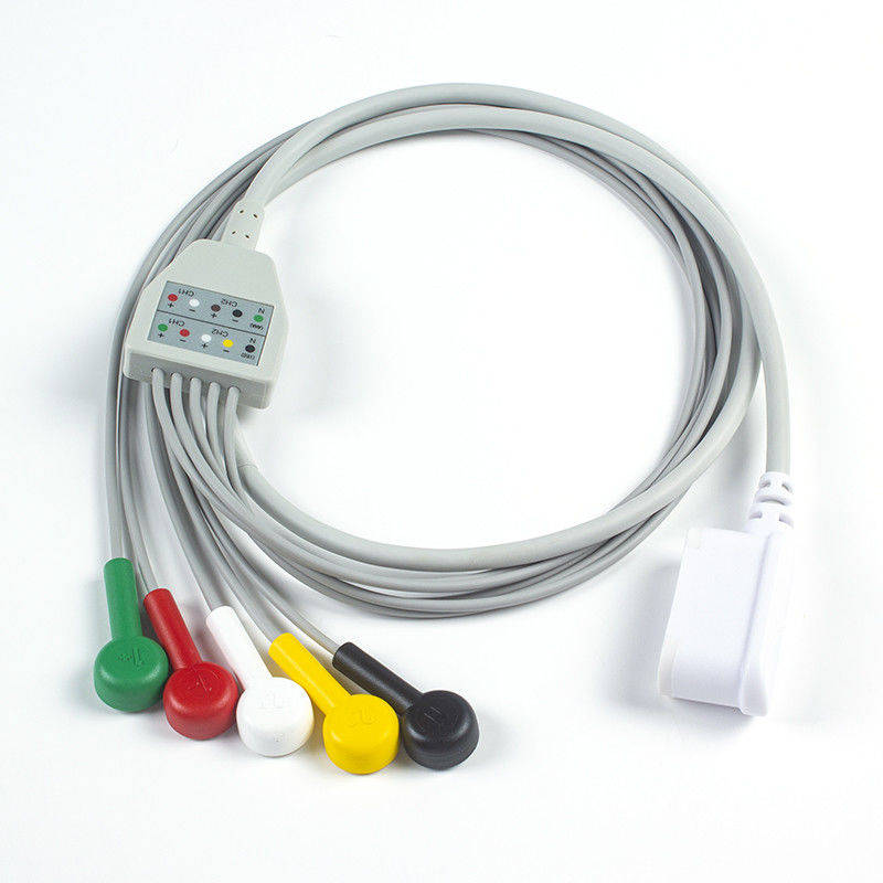 รองรับ GE SEER 1000 Leadwire Set 2104816-001 GE Seer 5 Lead IEC Snap 2067634-019 (สั่ง 1 ชิ้น รับ 1 ชิ้น กระเป๋าฟรี)