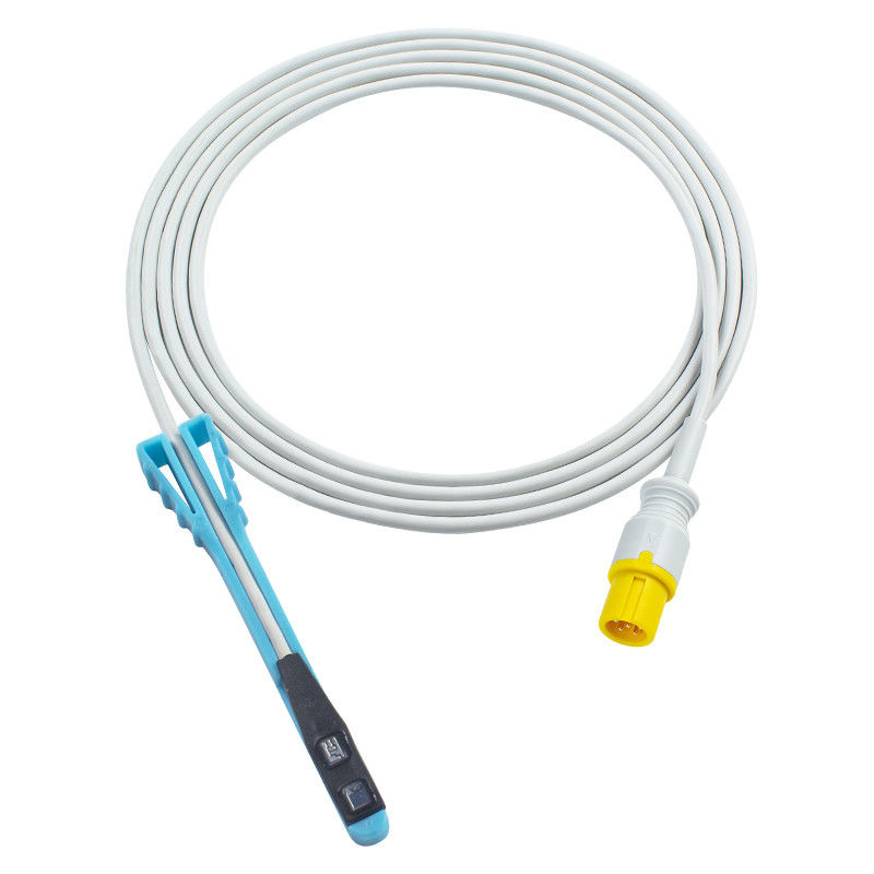 สัตว์ที่เข้ากันได้ Contec 6Pin SpO2 Sensor 3.0M สําหรับ CMS5100 CMS800 CMS9000C CMS9100