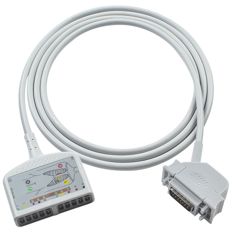 10Lead ECG Trunk Cable สําหรับ Cardiosys EK36 EK403 EK41 EK413 EK43 EK512 EK53