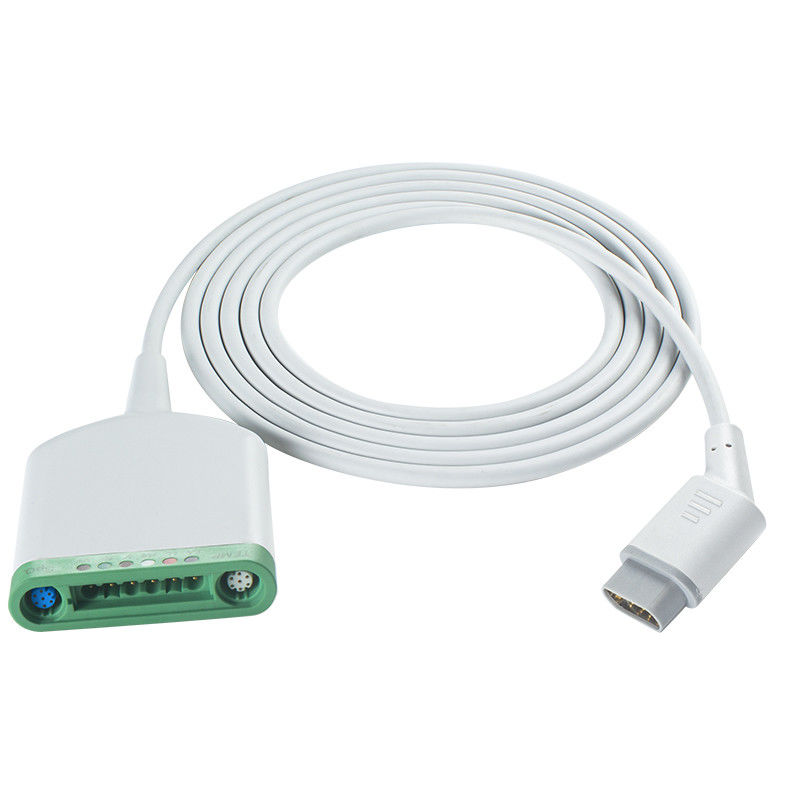 รองรับสําหรับ Multimed 6 Pod Cable ผู้ป่วย 3.5M 6Lead ECG กับ SpO2/Temperature/ECG Function