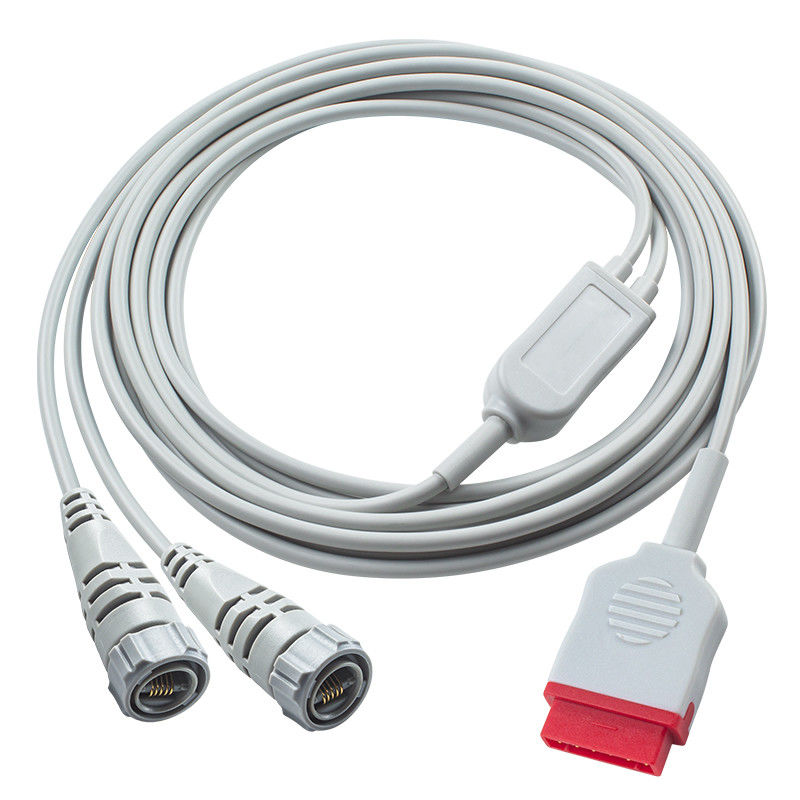 11pin Double Argon 3.5M IBP Cable สําหรับเครื่องตรวจความดันโลหิต GE 2 ปี