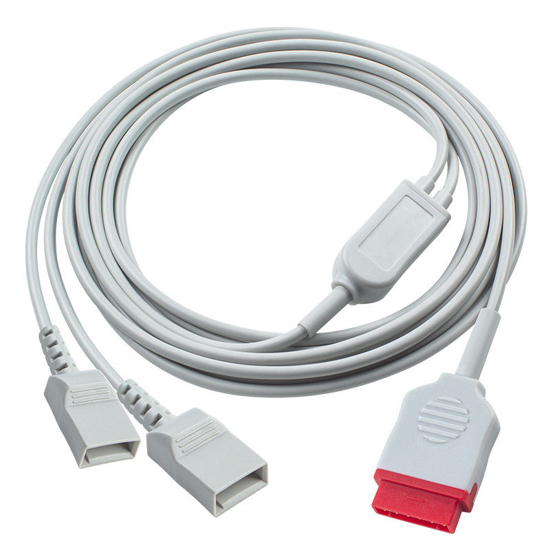 11pin ถึง 2 Utah IBP Cable 3.5M เหมาะกับ GE อุปกรณ์เสริมติดตามผู้ป่วย