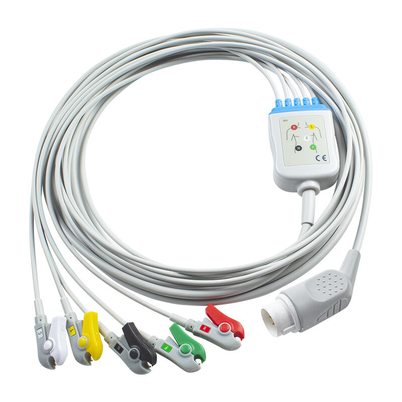 Ph 43100A 8Pin ECG สายเคเบิลและสายนํา