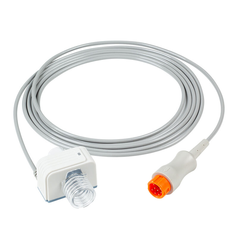 มิดเรย์ Datascope ที่เข้ากันได้ 6800-30-50760 ETCO2 เซนเซอร์เคเบิล Capnography DPM6 SynoVent E3 E5 iMEC ซีรีส์