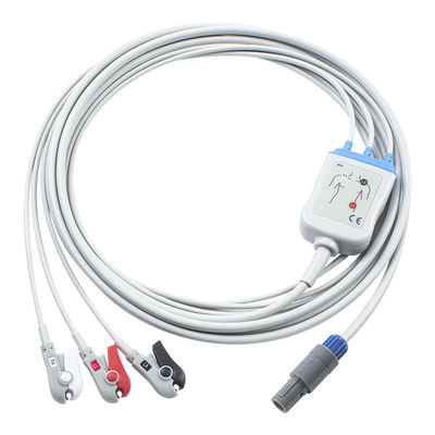 สําหรับสายไฟ ECG ที่เข้ากันได้กับ S-iemens และสายไฟ Lead 7396448 3 Lead Aha Grabber