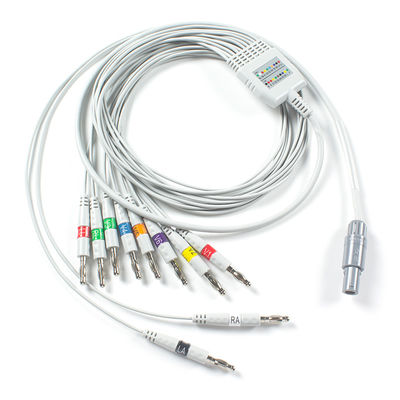 รองรับเคเบิล ECG Welch Allyn AHA Banana สําหรับ PCR 100 ECG ที่พักผ่อน, SE-PRO-600 Cardioperfect Pro Recorder
